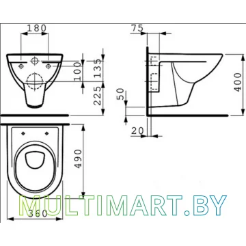 Унитаз Laufen Pro 820952 картинка 2